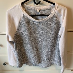 Gap Black and White Knit Sweater Medium
